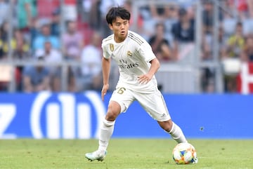 Kubo llegó al Real Madrid procedente del FC Tokyo en la temporada 19/20. Antes de llegar cedido al Getafe pasó por el Mallorca y el Villarreal. 
