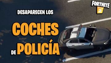Fortnite: Epic Games elimina los coches de policía