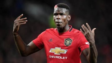 El centrocampista franc&eacute;s del Macnhester United, Paul Pogba, durante un partido.