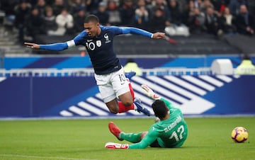 Lesión de Kylyan Mbappé.