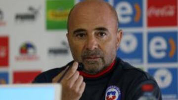 Jorge Sampaoli, técnico de la selección de Chile.