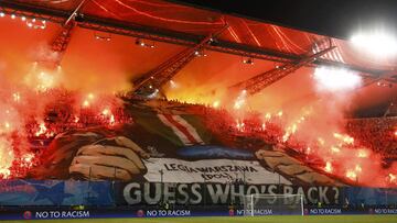 El Legia tendrá que recibir al Real Madrid a puerta cerrada el próximo 2 de noviembre por los incidentes protagonizados por los ultras polacos.