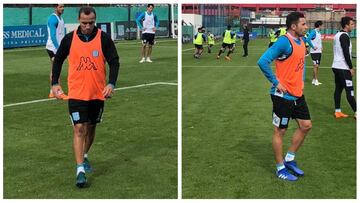 Mena y Díaz comenzaron su etapa en Racing de Argentina