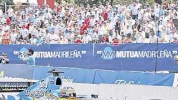 Fernando Alonso en Sevilla