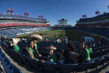 Así vivieron los aficionados mexicanos el encuentro amistoso entre México y Nueva Zelanda celebrado en Nashville, Tennessee.