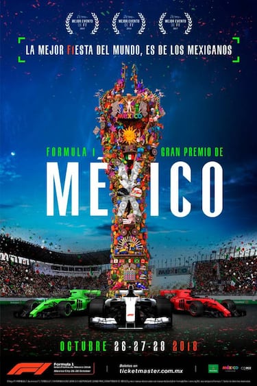 Dan a conocer fechas y cartel del Gran Premio de México de F1