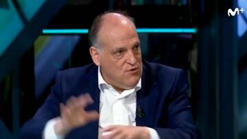 Tebas, el 10 de mayo: "Es imposible que un equipo nos venga con 5 contagiados"