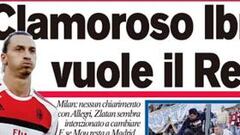 Ibrahimovic critica a Allegri y se le relaciona con el Madrid