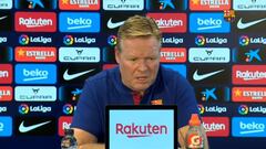 Koeman: "A día de hoy, no me importa el futuro de Messi"