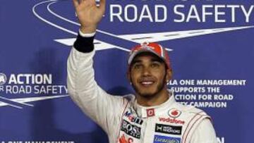 <b>DOMINADOR. </b>Hamilton logró la pole.