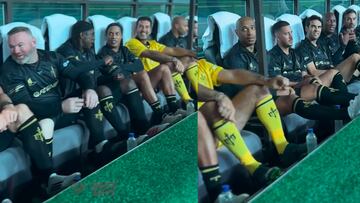 La calidad de jugadores en la banca de un partido de exhibición se ha vuelto viral