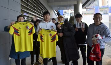 La Selección Colombia llegó a Seúl para el encuentro ante Corea del Sur.