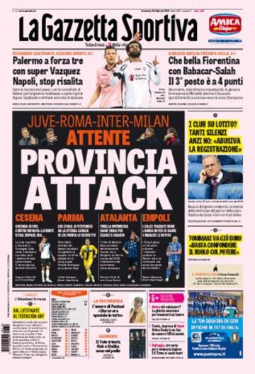 Portadas de la prensa deportiva