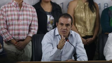 El ex futbolista podría perder su puesto como alcalde de Cuernavaca por el incumplimiento de un pago que asciende a 27 millones de pesos.