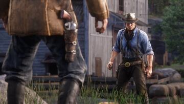 Oleada de imágenes de Red Dead Redemption 2: tiroteos y duelos