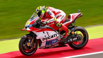 Iannone en Assen con la Ducati.