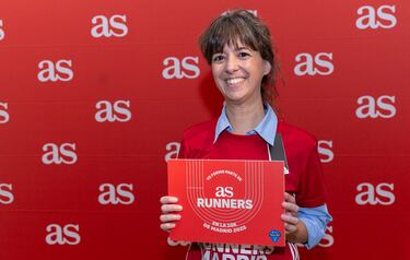 Los runners de AS con sus camisetas para la Zúrich Rock 'n' Roll Running Series Madrid. Jersey amarillo maratón,  gris media maratón y rojo 10 km.