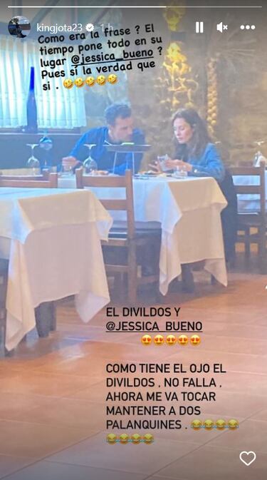 El modelo fotografiado con Jessica Bueno responde a Jota Peleteiro