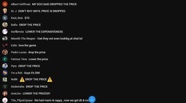 Los usuarios protestan en pleno Nintendo Treehouse contra el coste de Switch 2 y sus juegos: “Bajad los precios”