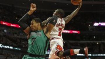 Nate Robinson durante su etapa en los Chicago Bulls.