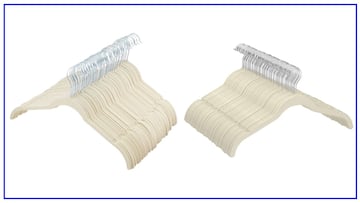 Así son las mejores perchas para el armario: de terciopelo, antideslizantes y ultrafinas