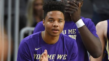 Markelle Fultz, durante su &uacute;ltima temporada con los Washington Huskies.