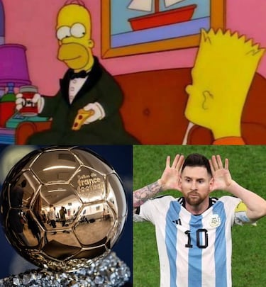 Los mejores memes del Balón de Oro 2023