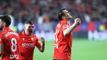 El tanto de Budimir ante el Girona dio la victoria a los rojillos.