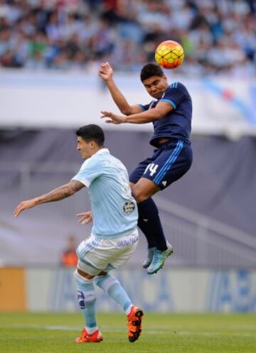 Casemiro y Pablo Hernández.