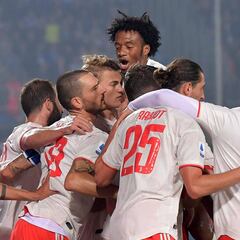 Cuadrado cumple de lateral en triunfo de Juventus sobre Brescia