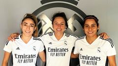 Olga Carmona, Ivana Andrés y Kenti Robles, capitanas del Real Madrid femenino.