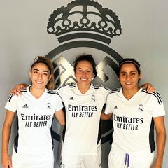 Ivana Andrés, Kenti y Olga Carmona, capitanas del Real Madrid 2022-23
