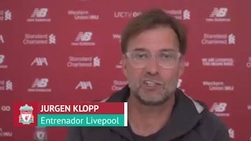 El mensaje de conciencia Klopp a los fans del Liverpool