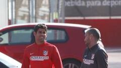 Diego Costa ultima su vuelta para jugar contra el Getafe