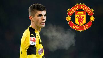 El destino de Christian Pulisic sería Manchester United