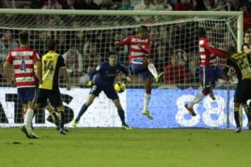 Ighalo anotó el único tanto del Granada en el descuento. Resultado final 1-2.