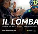 Valverde y Dani Moreno, bazas de Movistar en Lombardía