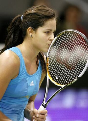 Ana Ivanovic durante la WTA Tour Championships 2007 en Madrid. 