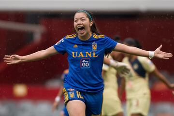 En la fase final del Clausura 2019, Martínez se convirtió en la jugadora clave de Tigres tras anotar cinco goles en los seis partidos de la liguilla.