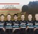 Froome y Landa, al frente del Sky en la Vuelta a España