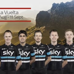Froome y Landa, al frente del Sky en la Vuelta a España