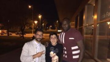 Álvaro González, Gonzalo Álvarez y Nathan Jawai.