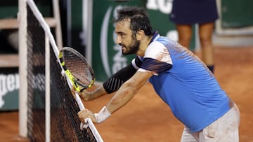 Lorenzo Giustino otras derrotar a Correntin Moutet.