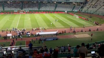 Gran ambiente previo al Argentina vs México