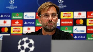 Klopp comparece en la rueda de prensa previa del duelo de Champions entre Liverpool y PSG.