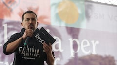 El exvicepresidente del Gobierno y exlíder de Podemos Pablo Iglesias, interviene durante un acto de cierre de campaña de Unides Podem-Esquerra Unida, en el Puente Exposición, a 26 de mayo de 2023, en Valencia, Comunidad Valenciana (España). El acto se celebra de cara a las próximas elecciones municipales y autonómicas del 28 de mayo. Hoy es el último día de campaña electoral, y mañana, 27 de mayo, tiene lugar la jornada de reflexión, día en el que la ley prohíbe difundir propaganda electoral o realizar actos de campaña.
26 MAYO 2023;UNIDES PODEM;VALENCIA;CIERRE DE CAMPAÑA;VALENCIA;PODEMOS
Rober Solsona / Europa Press
26/05/2023