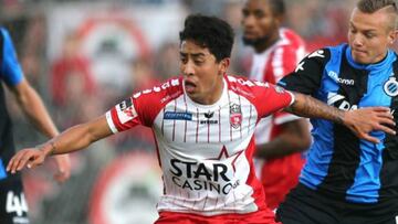 El mediocampista mexicano fue titular y jugó el encuentro completo en el empate 2-2 como local frente al Mechelen, correspondiente a la fecha 9 de la Liga de Bélgica.