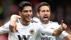 Ra&uacute;l Jim&eacute;nez celebrando su gol ante el Watford.