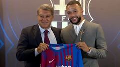 Memphis: "Mi abuelo me regaló una camiseta del Barça y me dijo que jugaría en este equipo"