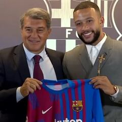 Laporta 'blinda' a Memphis con una cláusula de 500 millones